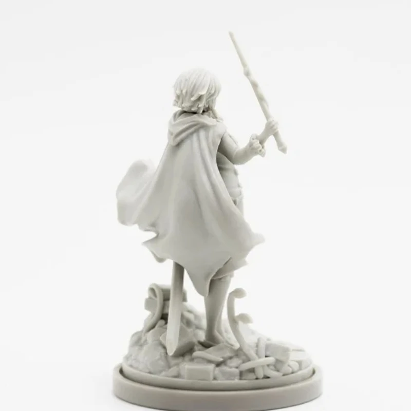 30mm Round Insert and Base Resin Figure Model Kits King-dom Death Court Investigator  Unassembled and Unpainted 043