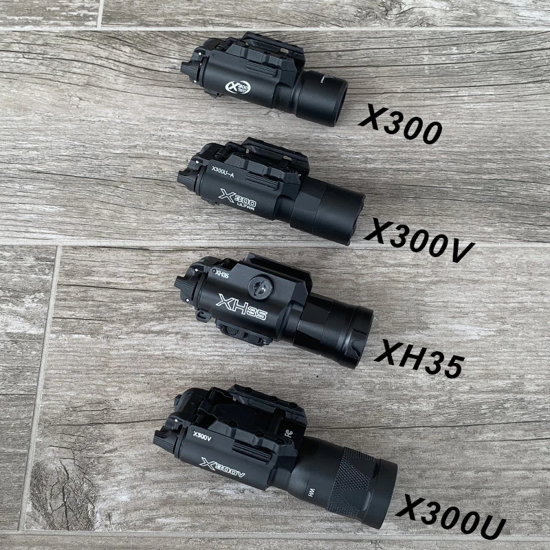 Metal Tactical Lighting X300 X300U Ultra XH35 X300UH-B Pistol Hunting Scout Strobe Flashlight Accessories airsoft equipment 20mm