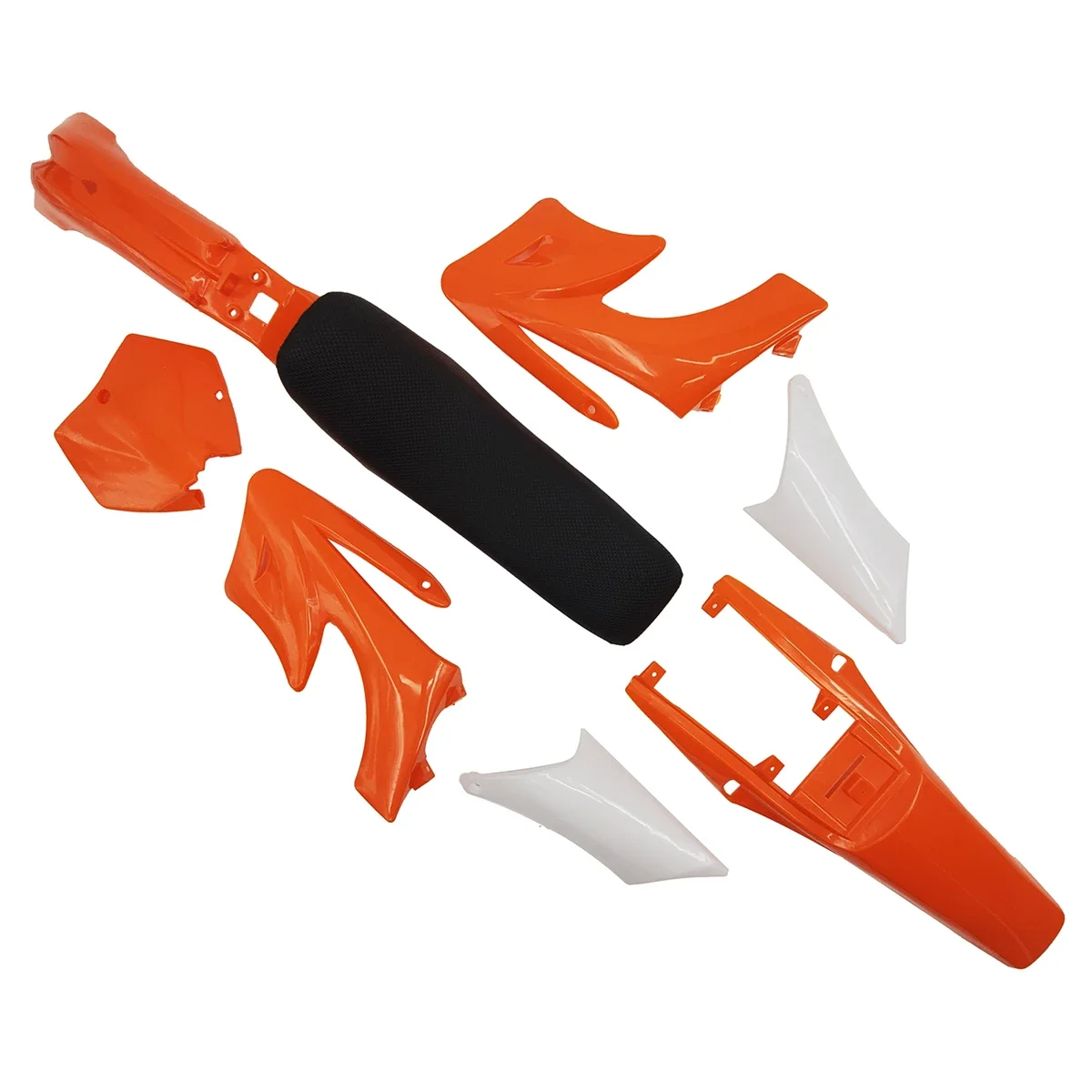 For 47cc 49cc Apollo Mini Dirt Bike 7 Colors Apollo Plastic Fairing Body Kits Front License Number Fender With Seat Cushion - Image 6