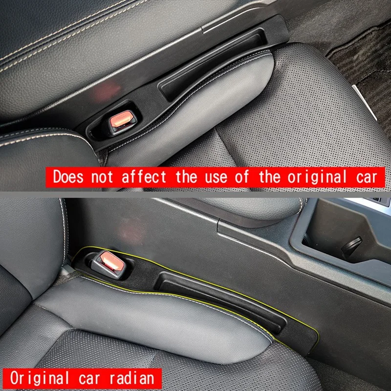 Car Front Seat Gap Storage Box Gap Filler Strips For Toyota Prado LC250 2023 Car Interior Accessories