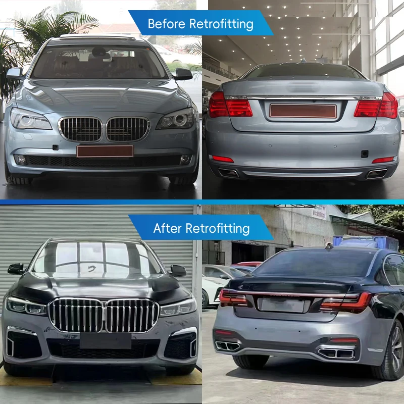 Classic Car Restomod Body Kits2009-2015 F02 For 7 Series Car Modification Upgrade M760 Body Kit Fog Light Front/ Headlights-Bolt