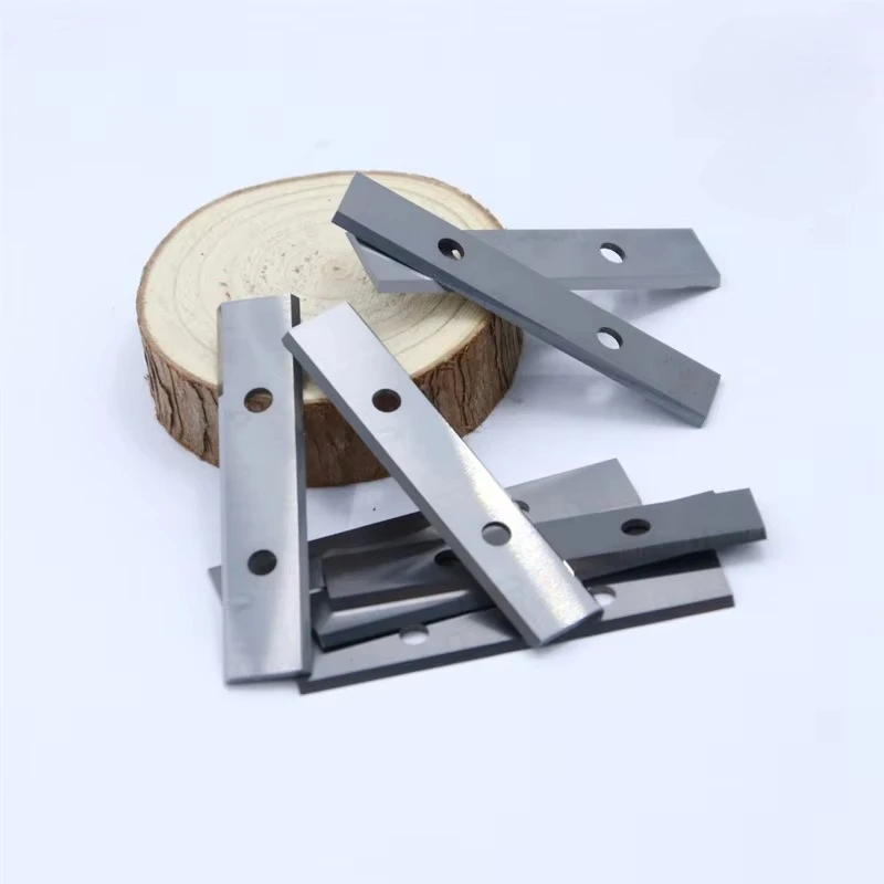 10Pcs/Lot 60x12x1.5mm Wood Working Machinery Parts Carbide Scraper Blade Woodworking Planer for Hardwood Processing