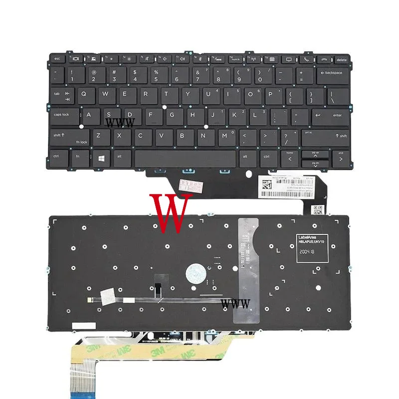 USA. New genuine laptop rreplacement keyboard compatible for HP EliteBook x360 1030 G2 G3 G4 HSN-104C hich with backlit