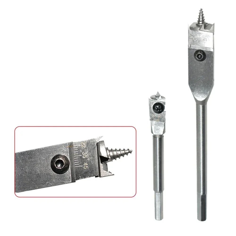 Imagem -04 - Conjunto de Brocas de Aço Carbono Alto Ferramenta Ajustável Spade Bit Madeira Plana 1545 mm 2275 mm