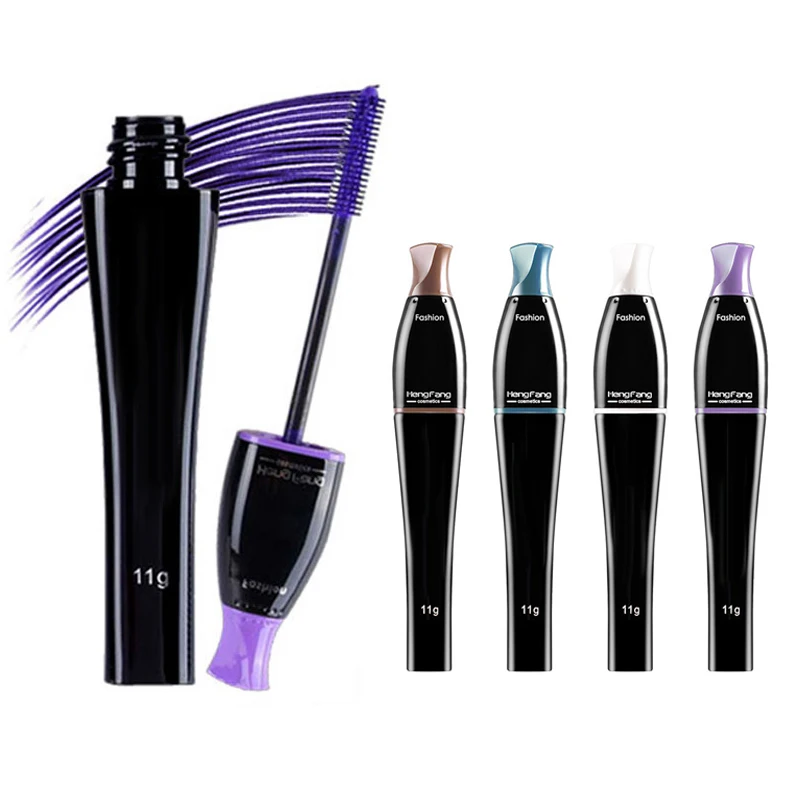 Farbe Mascara wasserdichte Kosmetik Curling Verlängerung natürliche Wimpern Mascara Wimpern verlängerung Augen Make-up-Tool für Frauen