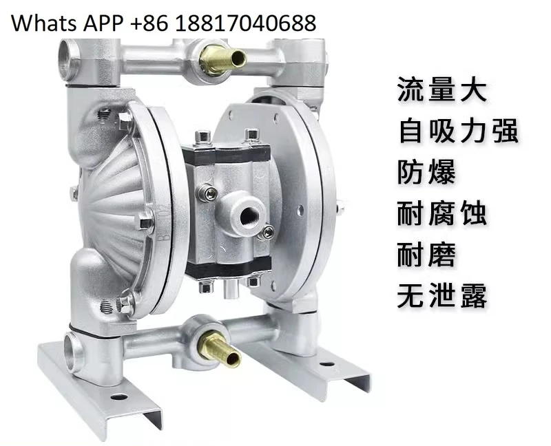 BML-10 Pneumatic Double Diaphragm Pump Bidirectional Pneumatic Fluid Aluminum Alloy