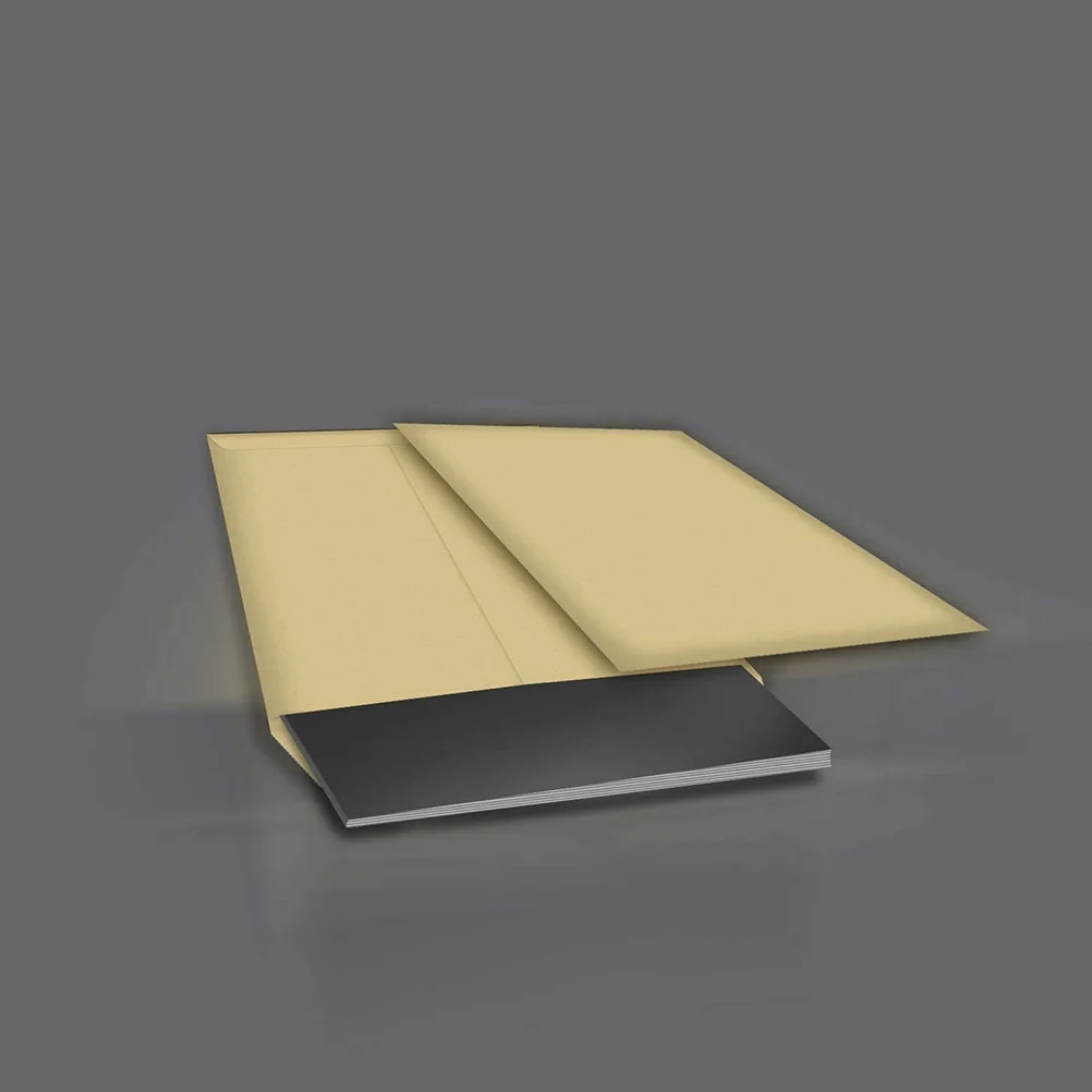 

25Pcs Thickened Kraft Paper Envelopes Self-Adhesive Closure C4 File Bags for Documents Business Cards Gift Tags Storage