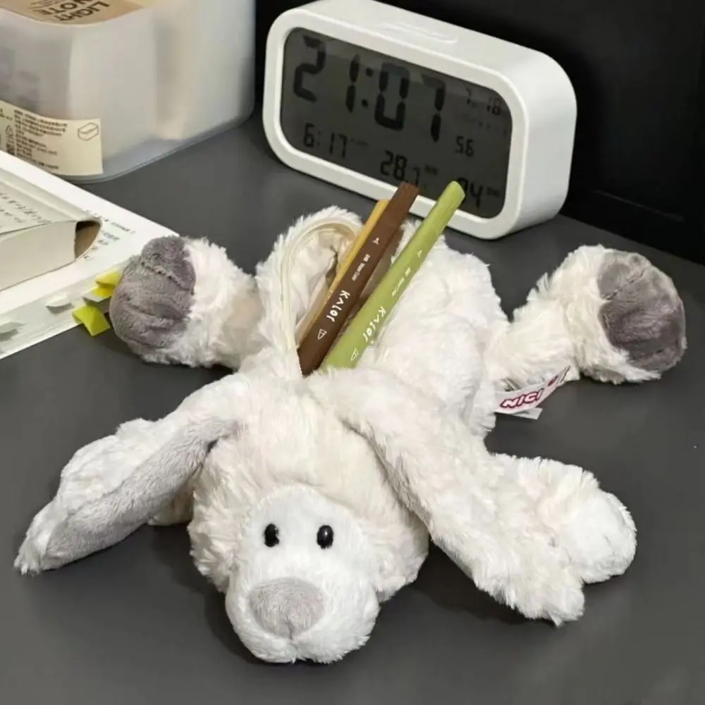 

Cute Cartoon Animal Pen Stationery Bags Creative Large Capacity Pen Organizer Student Multifunctional Pencil Case Storage Pouch