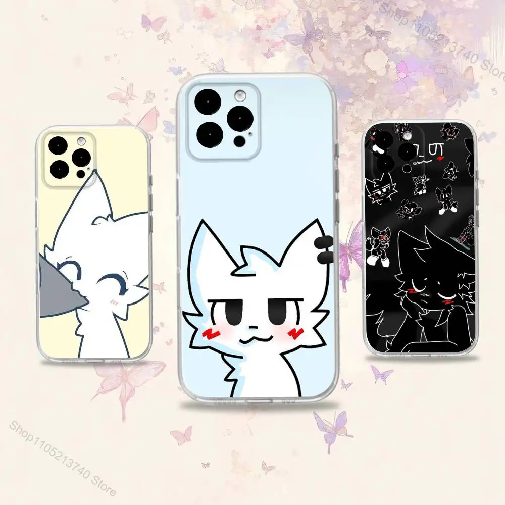 Funda de teléfono con dibujos animados de A-Boykisser para iPhone 11,12,15,16,17,13,14,Pro,Max,Plus,E,Mini,Air,SE4, funda trasera transparente de TPU suave