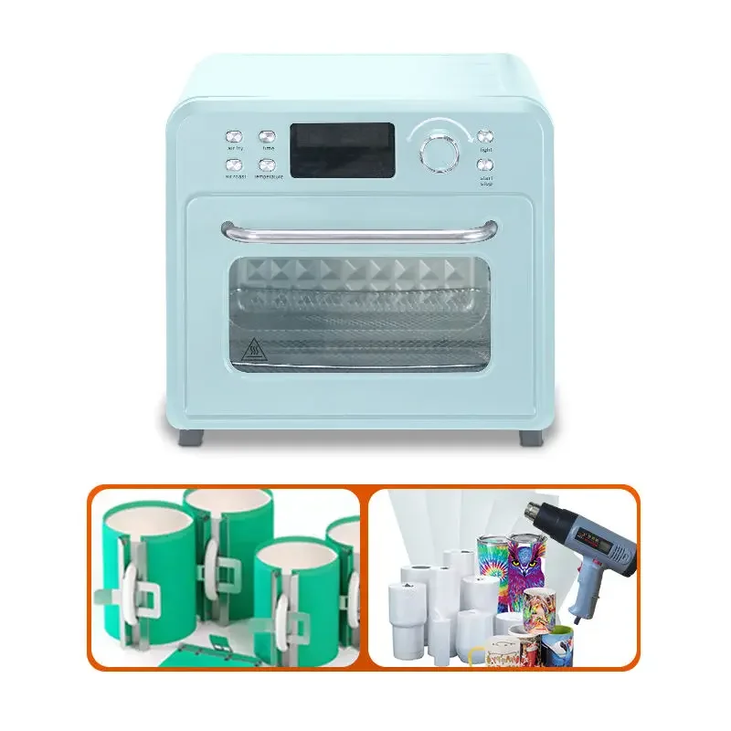 Oven Machine For Magic Mugs Sublimation Oven Dtf Printer Air Purifier Smoke Filter Sublimation Mug Rotary Drying Small Oven