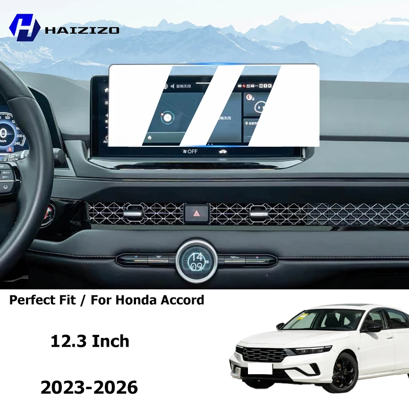 Für Honda Accord 2023-2026 Auto-Innenraum Anti-Blendschutzfolie Konsole GPS-Navigation LCD-Bildschirm Panzerglasfolie
