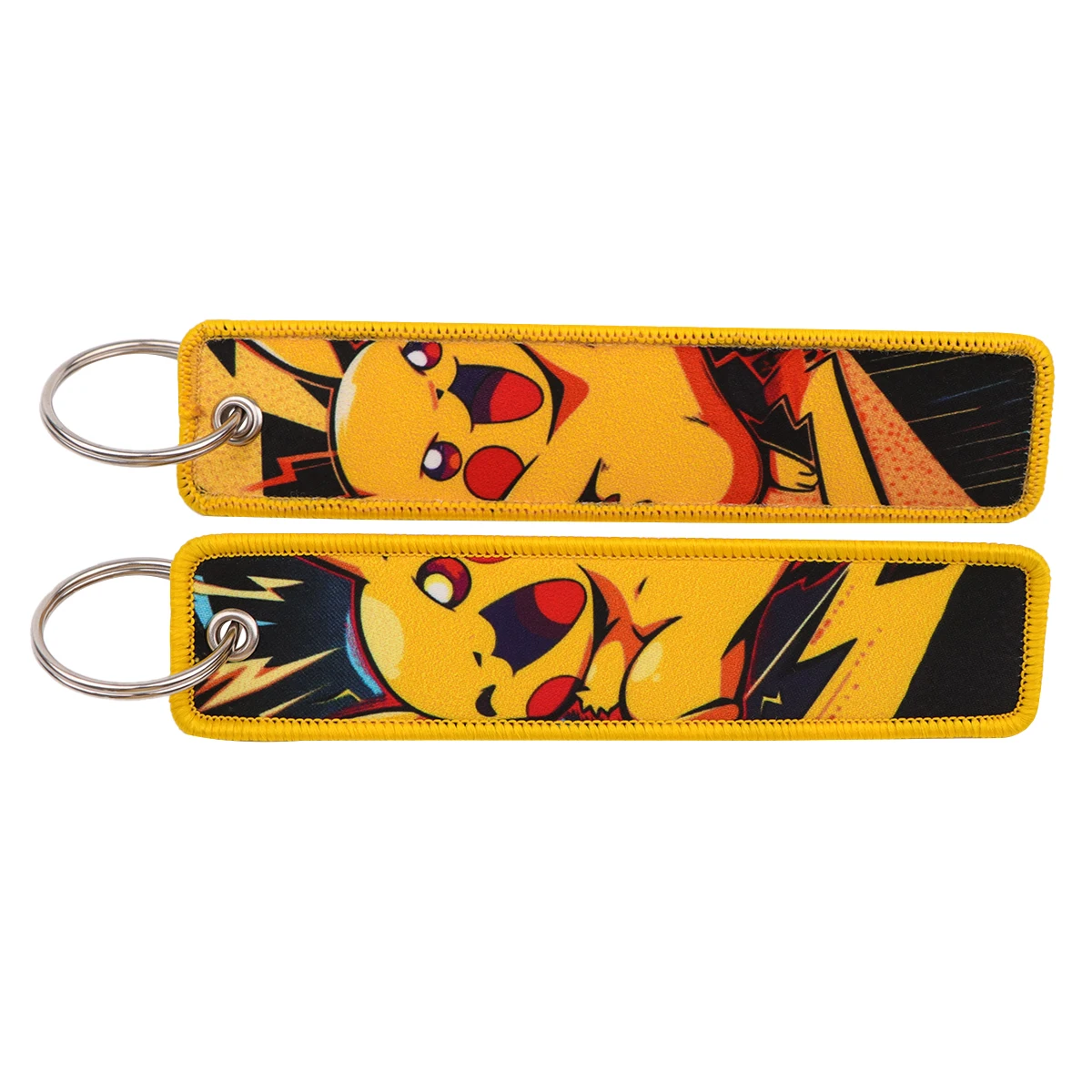 Cute Anime Elf Embroidered Key Fob image