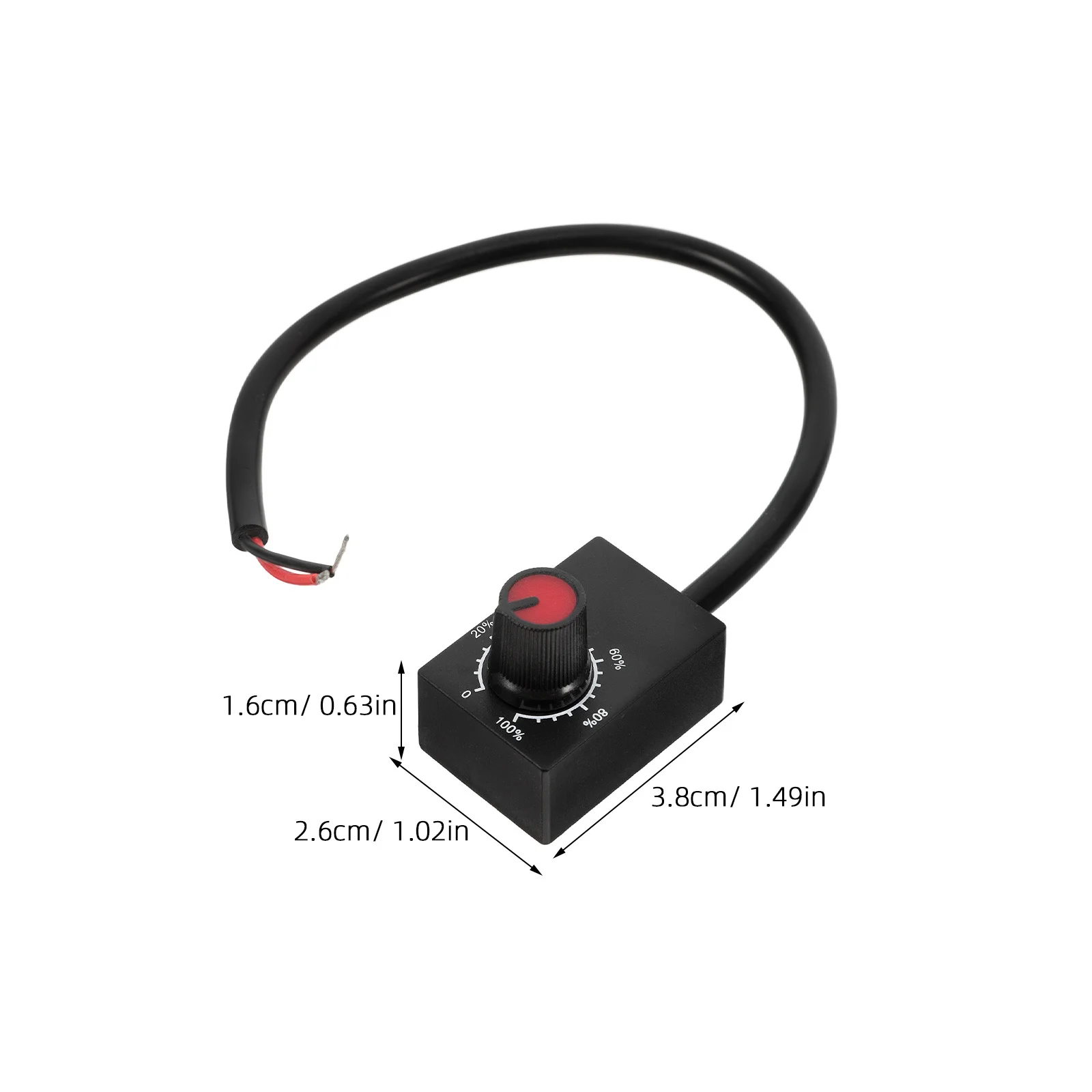 Mini manopola LED dimmer controller interruttore rotante scala di precisione per luci progressive da interno controllo dell'attenuazione della luce delle piante