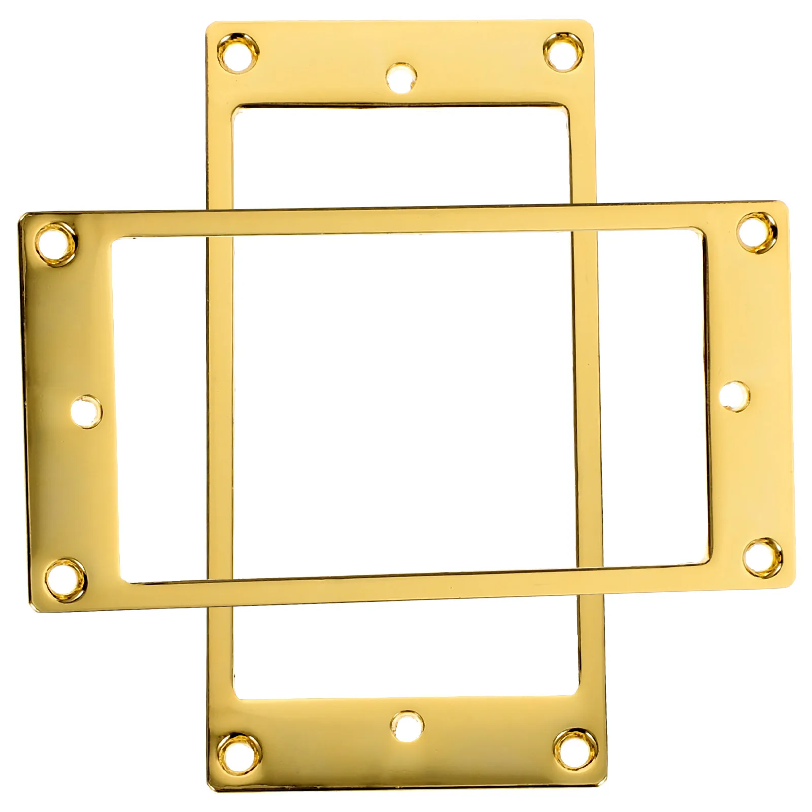 

2pcs Guitar Frames Metal Rings Electric Brass Durable Lightweight Replacement Parts Electric Pickups Frame Accessories