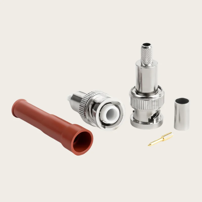 

2pcs MHV3000V high-voltage Female Jack crimp 50-3 RG58 3DFB LMR200 cable connector adapter