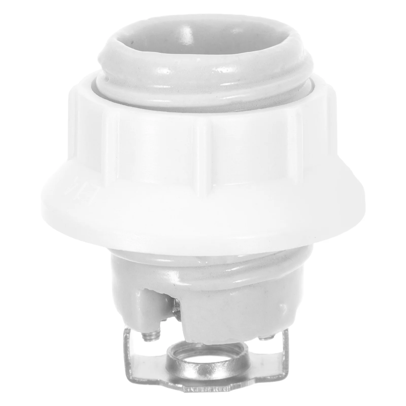 

Lamp Head Ceiling Light Socket Base Ceramic White Branches Bulb Replacement Abs