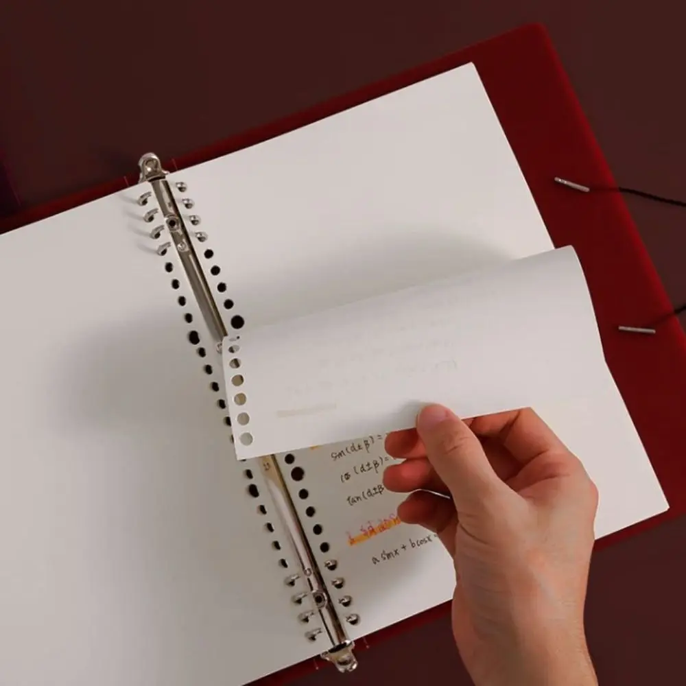 

Внутренняя обложка A5/B5/A4, 8-луночная папка для ноутбука, вкладыш, прозрачная оболочка для ноутбука «сделай сам», папка для файлов формата А4, обложка