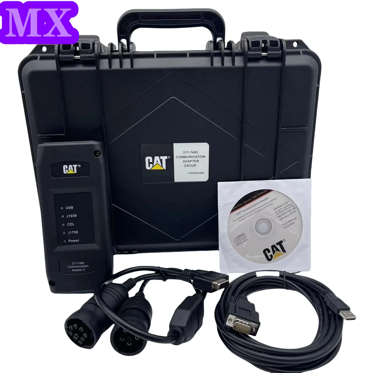 ET3 317-7485 Adapter For cat Truck Excavator Diagnostic Tool Communication ( test every device bofore shipping ) CAT ET3