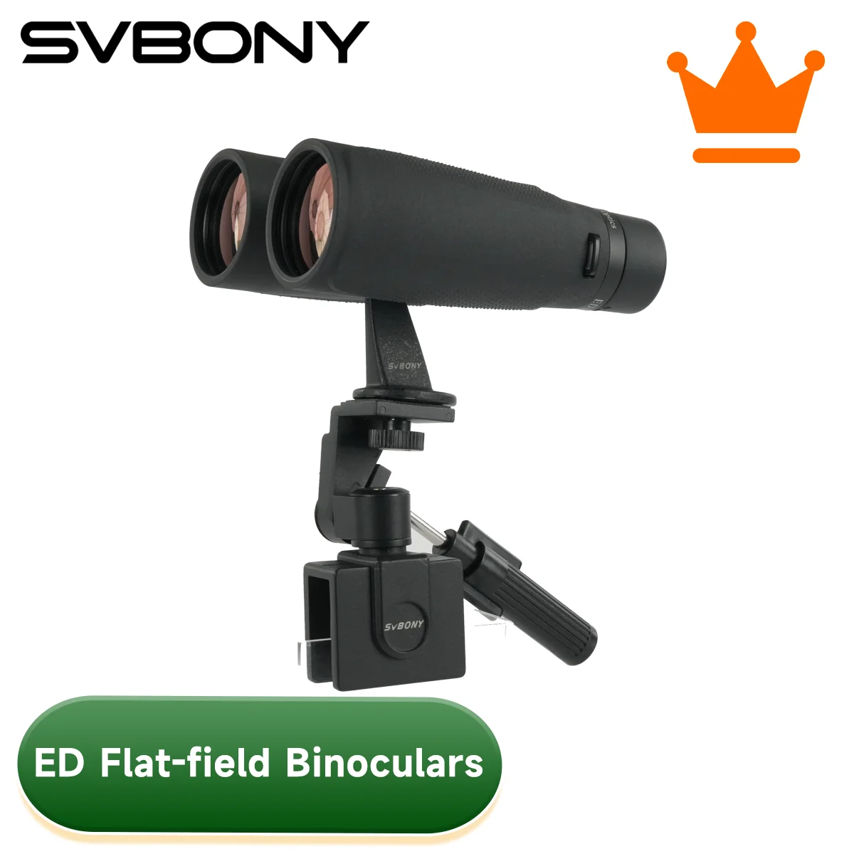 Svbony SA205 ED Flat Field Binoculars 8X42/10X42 IP67 Waterproof BAK4 for Bird Watching, Photography and SV126 Window Mount