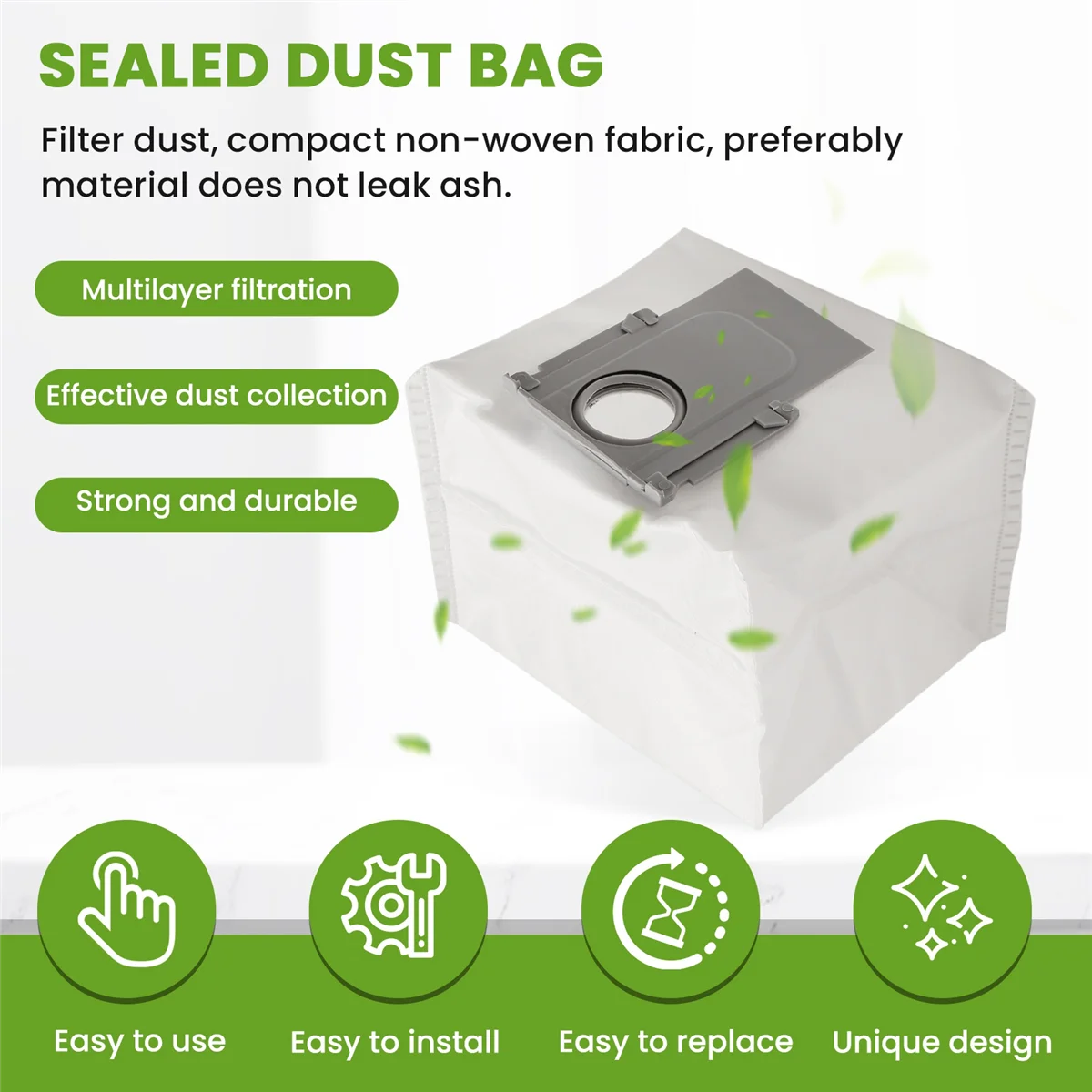 CLIM-Sacchetti per la polvere per S8+/ S8 Pro Ultra/ S7 MaxV Ultra/ S7 Pro Ultra/ +/ Max+/ Q8 Max+/ Q5 Pro+/ Q5+ Ultra Borse