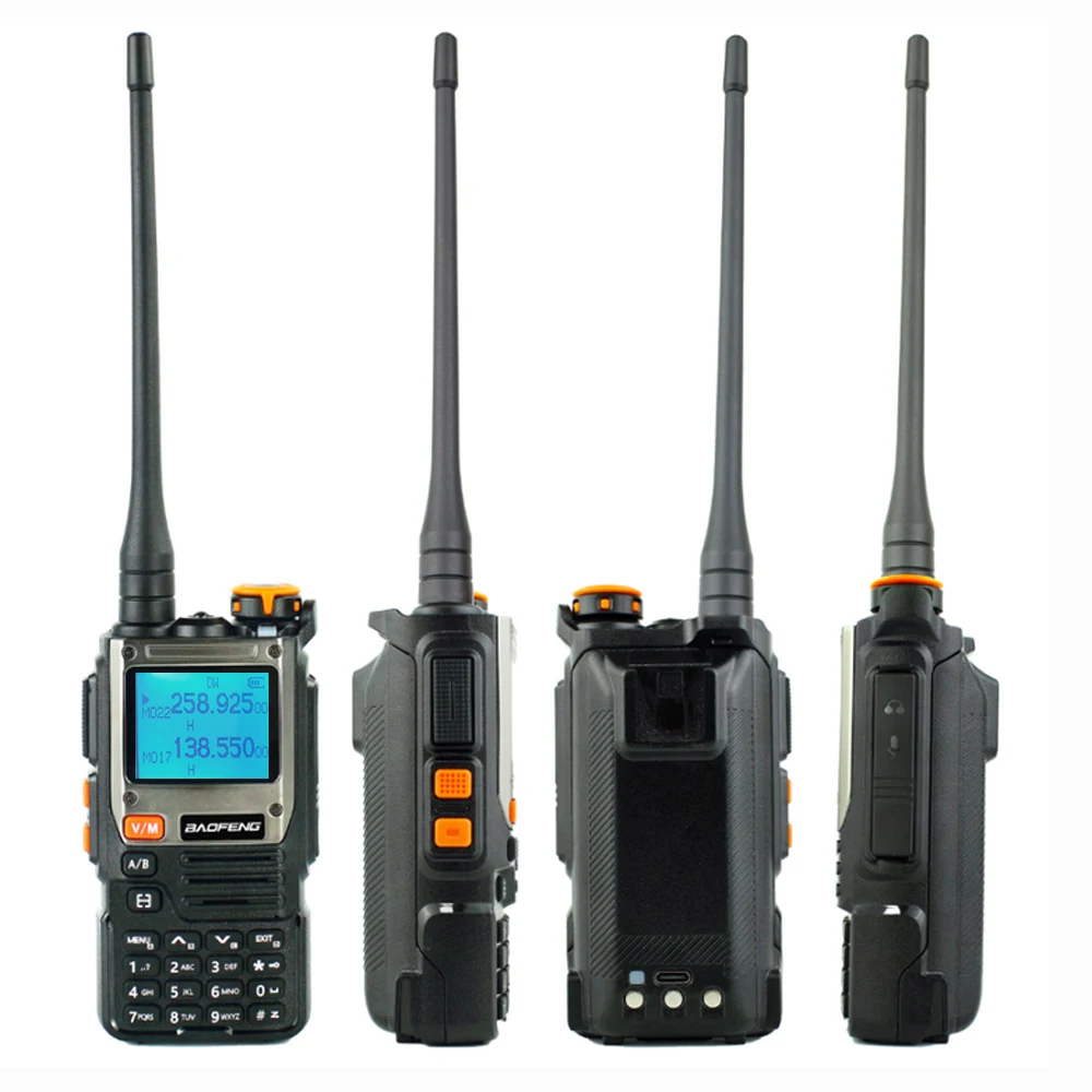 Baofeng UV K61 Walkie Talkie Multi Band Wireless Kopierfrequenz 999CH Typ-C DTMF Long Range NOAA UV-5R UV K6 K5(8) Amateurfunk