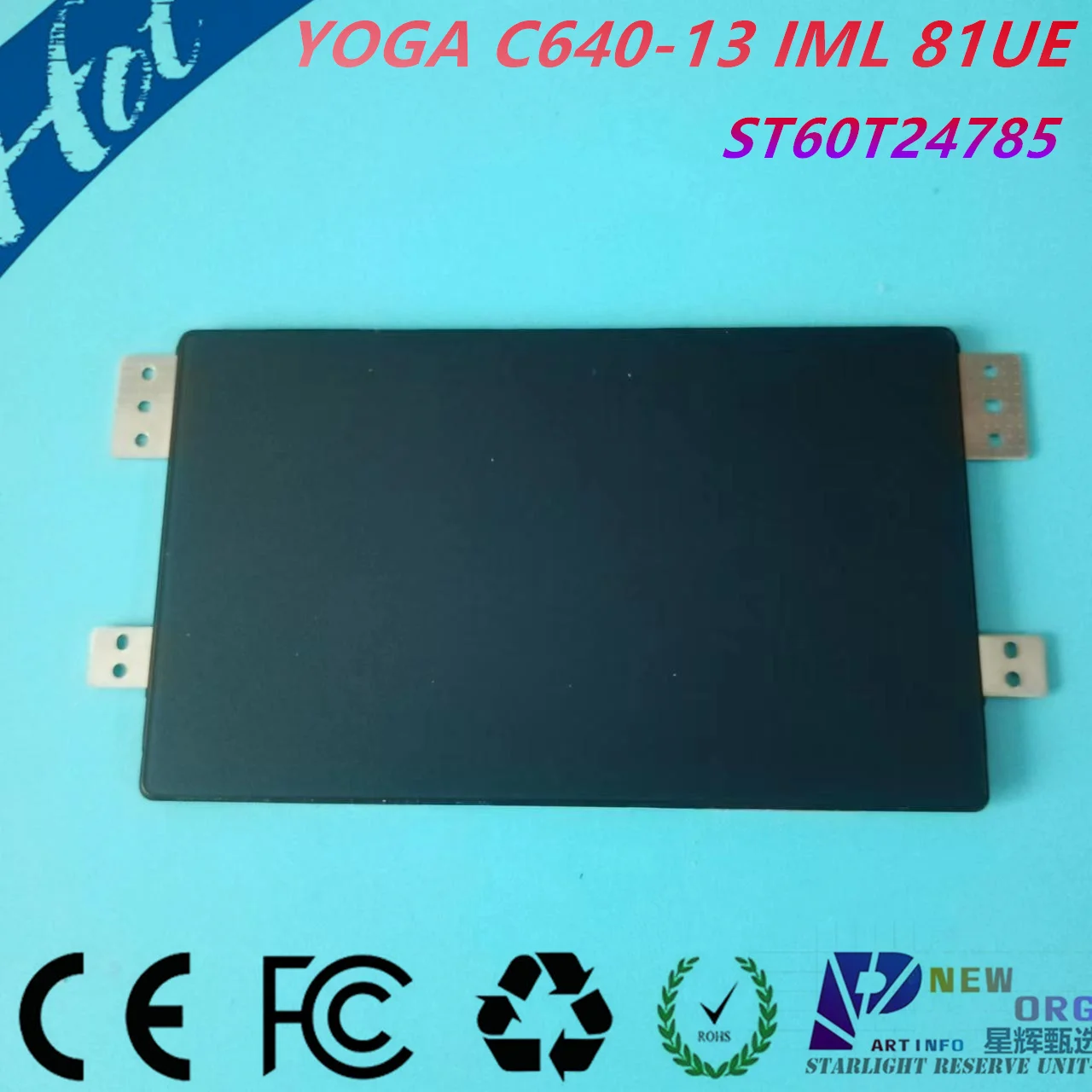 

Laptop touchpad for LENOVO YOGA C640-13 C640-13IML 81UE series BLUE ST60T24875