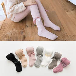 Cotton Girls Tights Baby Girl's One-Piece Pantyhose Baby Spring and Autumn New Style Trousers Lace Stockin