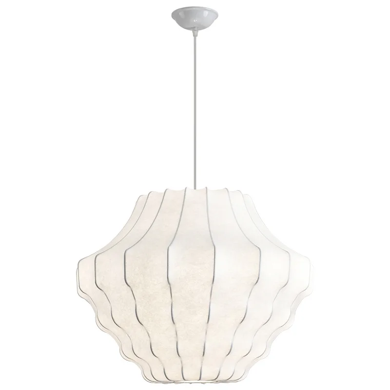 

Retro wabi silent wind imitation silk chandelier, living room Nordic simple medieval style homestay bedroom dining light
