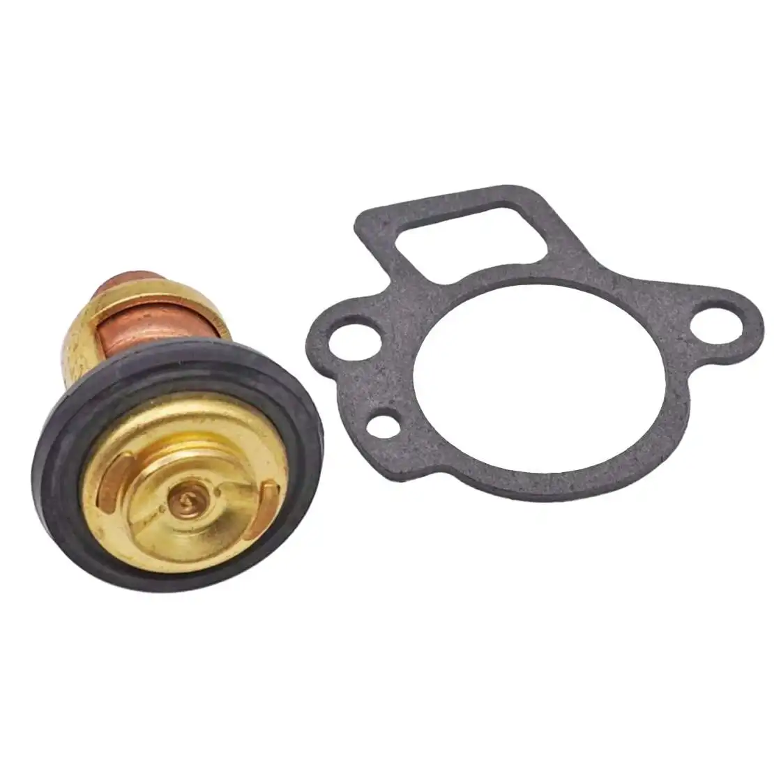 Thermostat With Gasket 66M-12411-00 Fit For Mercury 825212 825212001 855676003 Honda 19300-ZW9-003 Yamaha 6AH-13411 image 2