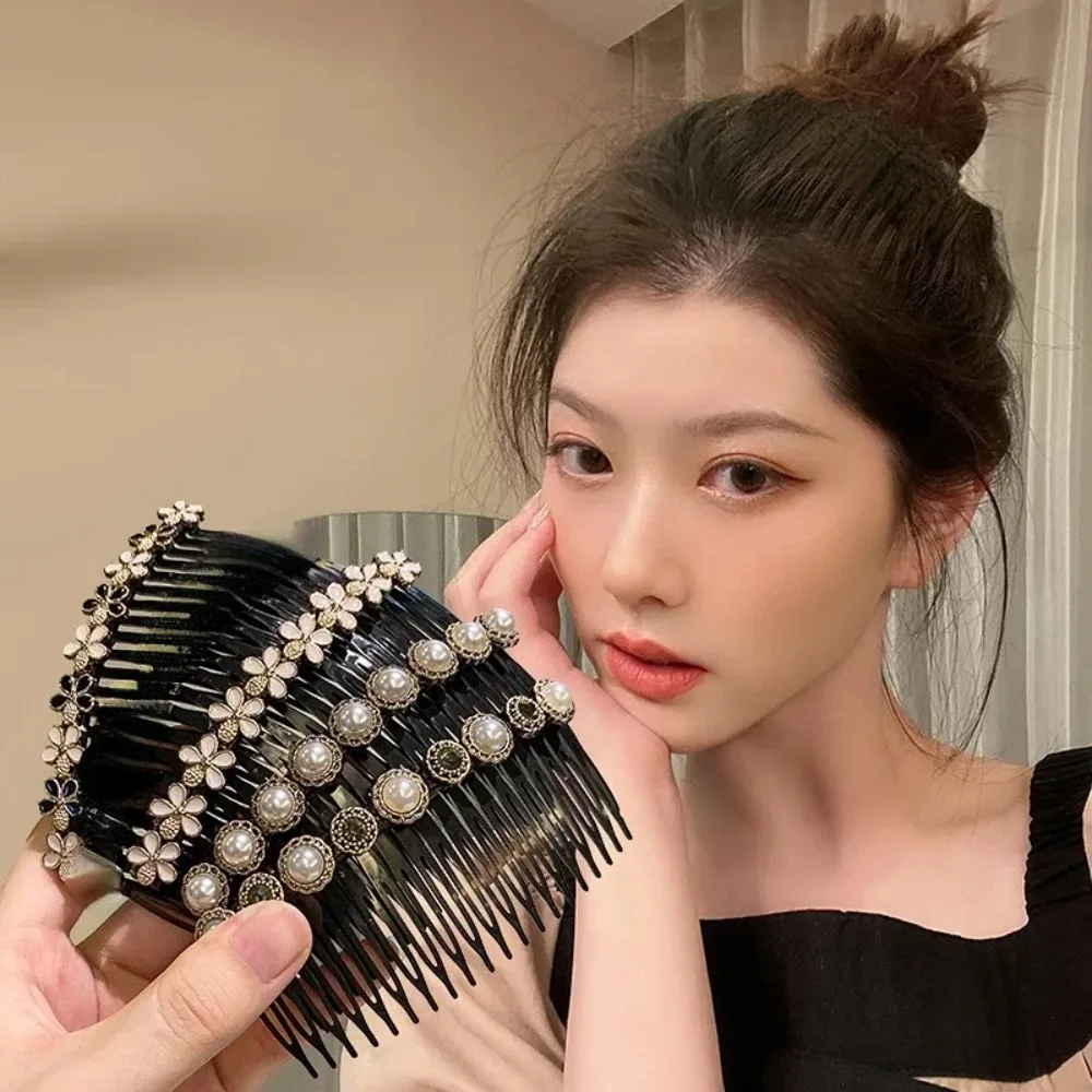 Hair Combs Bangs Hair Clips Non-slip Broken Hair Pins for Women Girl Back Head Headdresses Korean Hairs Accessories New Headwear