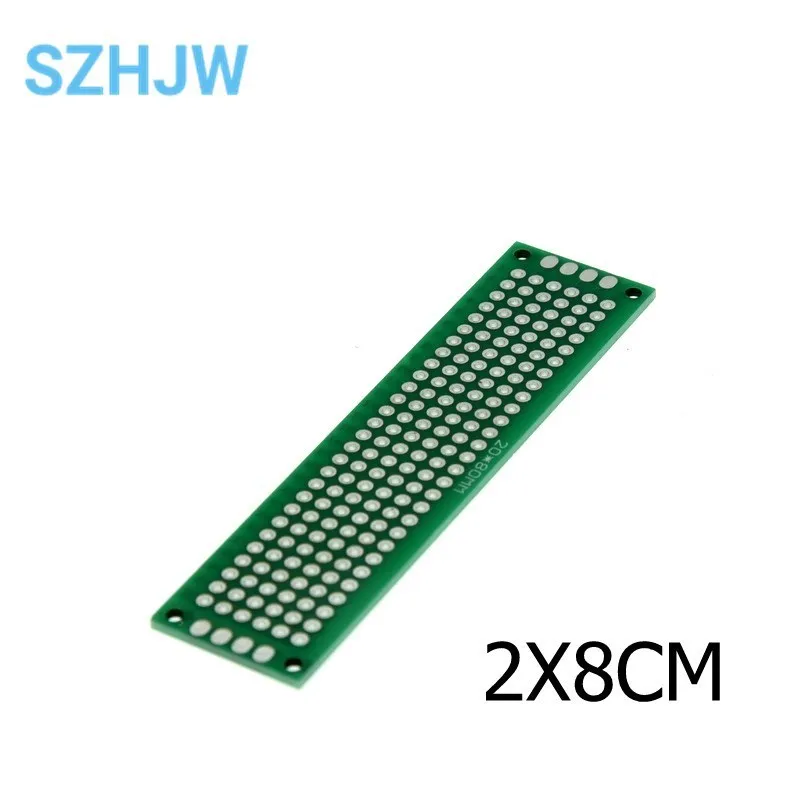 2x8 3x7 4x6 5x7 6x8 7x9 8x12 9x15cm Green PCB dual panel Board DIY Universal Prototype Board Protoboard Kit