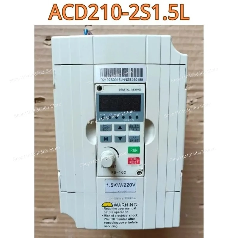 Used frequency converter ACD210-2S1.5L function test OK, fast delivery