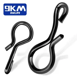 Fly Fishing Snap 50~200Pcs Fast Easy Fly Hook Snap Fishing Lure Connector Tippet Rings Fly Fishing Accessories for Flies Trout