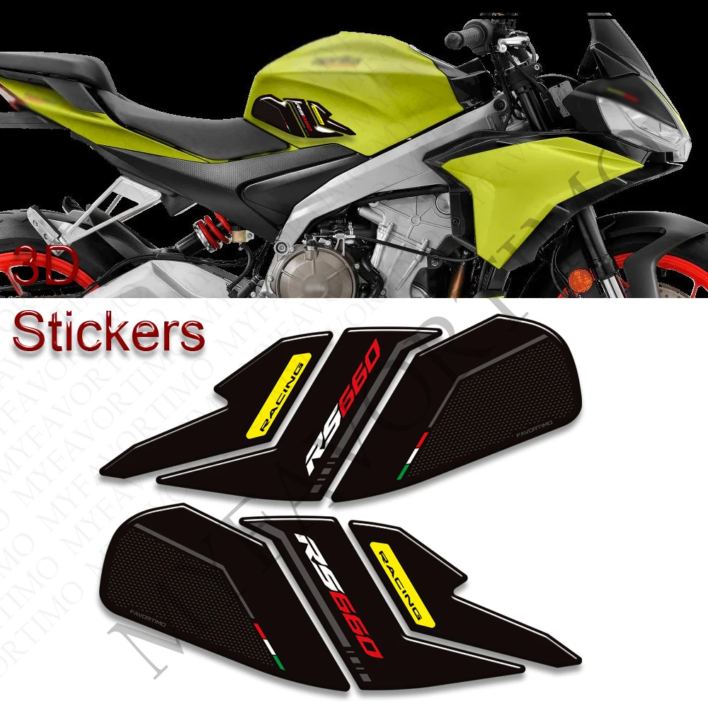 

For Aprilia TUONO660 TUONO 660 NEW Motorcycle Tank Pad 3D Gel Epoxy Resin Stickers Accessories