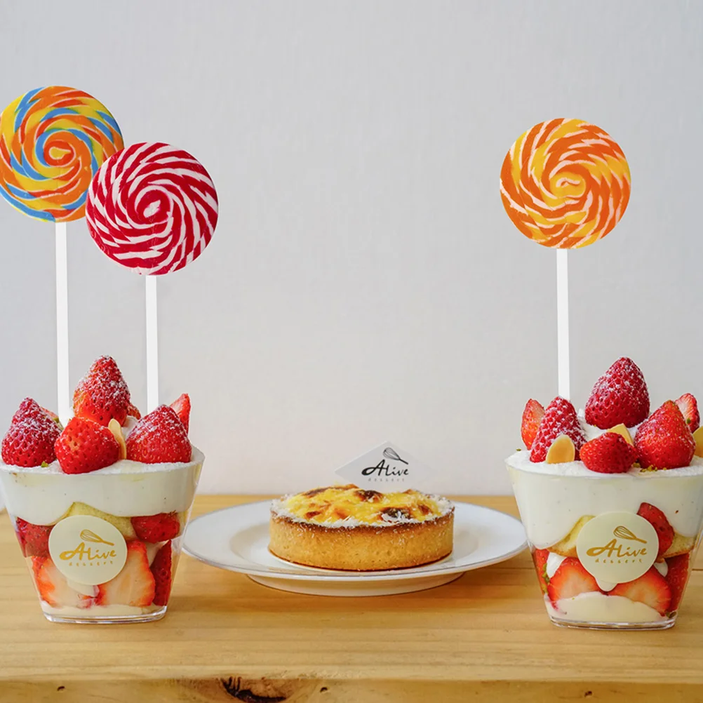 

100Pcs Lollipop Plastic Sticks Candy Sticks DIY Manual for Holiday Birthday Wedding Cake Pops Candy Bars Cake Bars