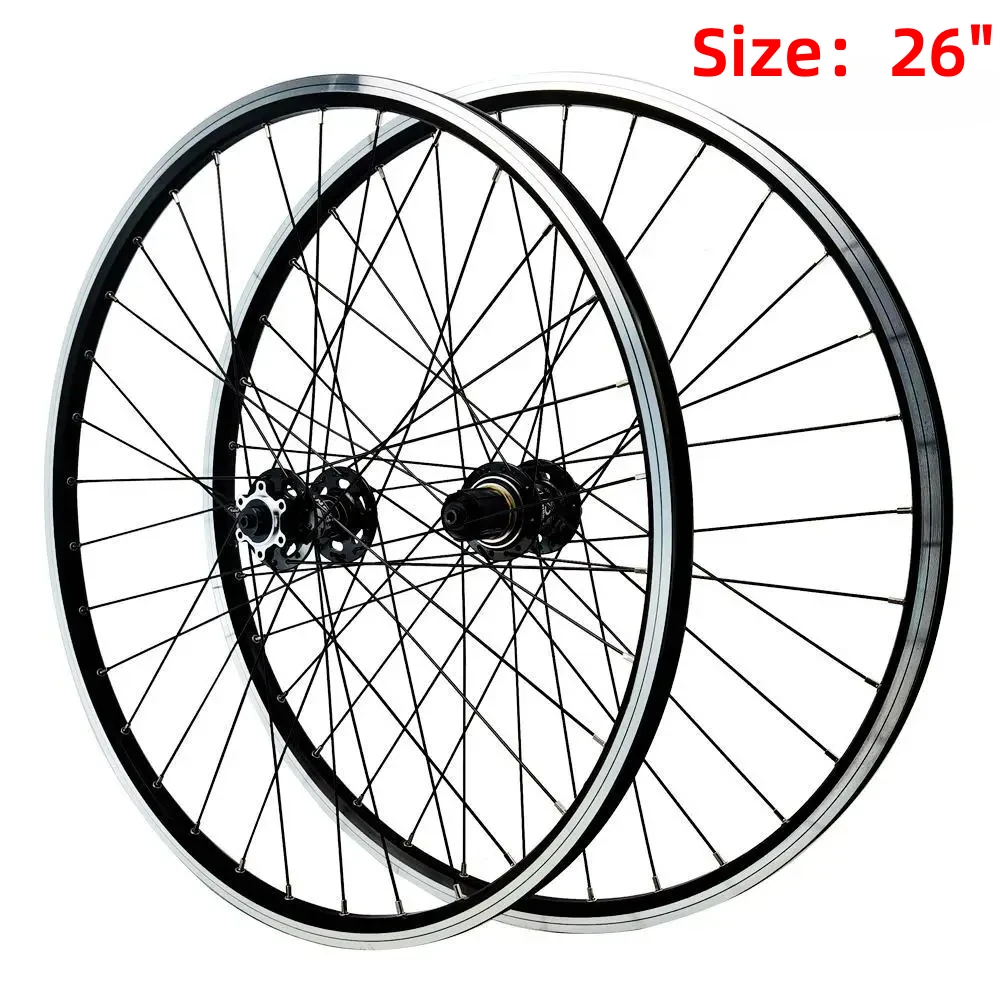 PASAK 26 27.5 29 インチ MTB ホイールセット、ディスク V ブレーキ QR