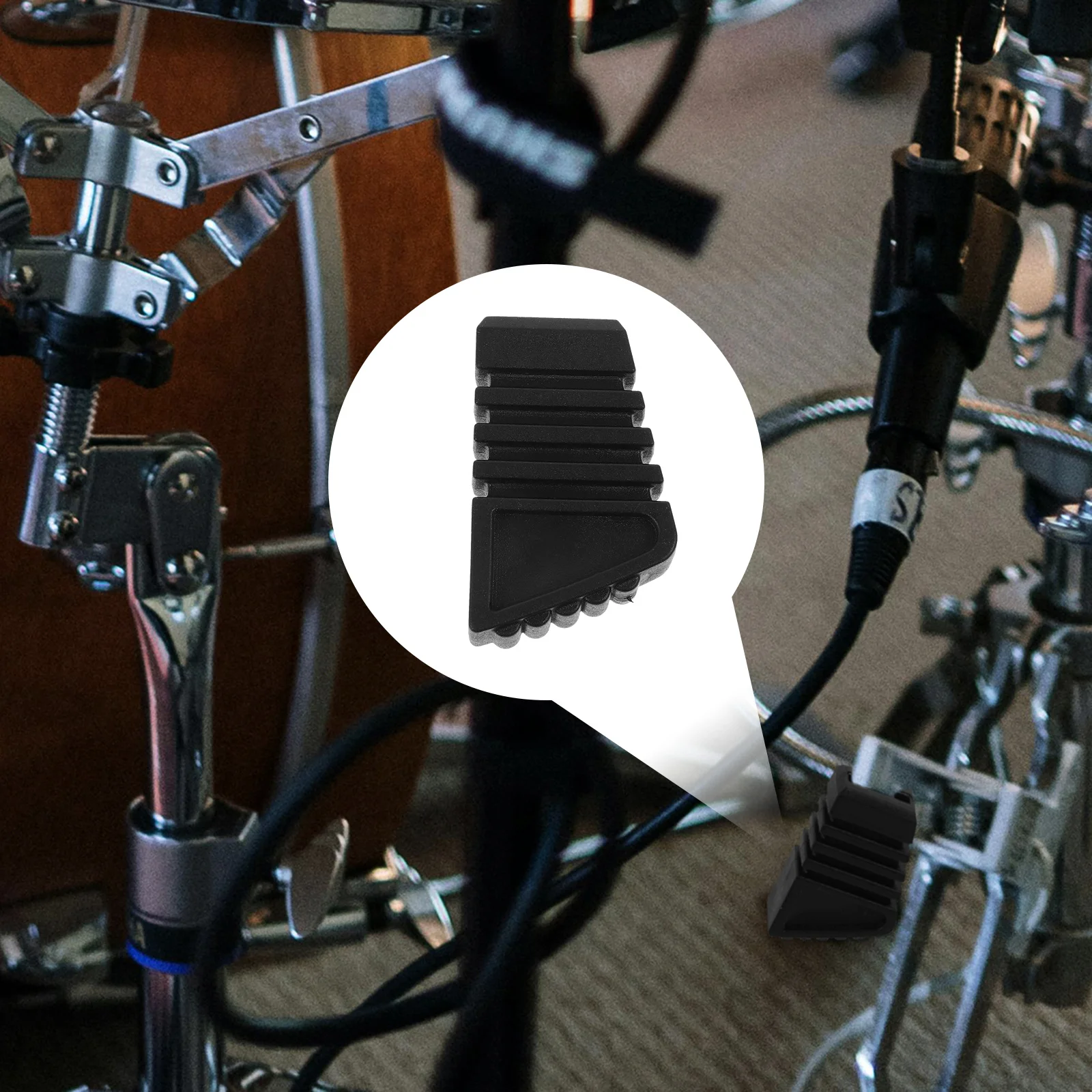 

3pcs Drum Rubber Feet Replacement Cymbal Stand Rack Legs Anti-Slip Drum Kit Stand Pads Percussion Instruments Accessory