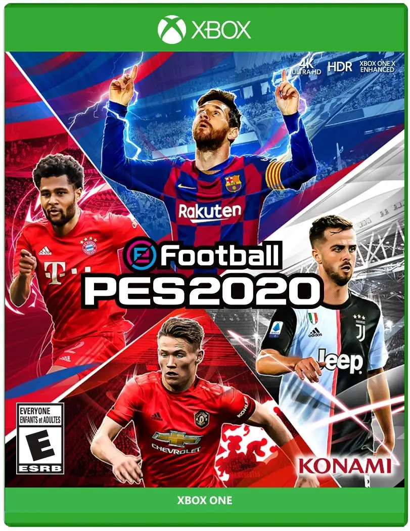 Efootball PES 2020 XBox One Disk Version Series X | S Video Game Controller Gaming Station Console Object Games Consoles