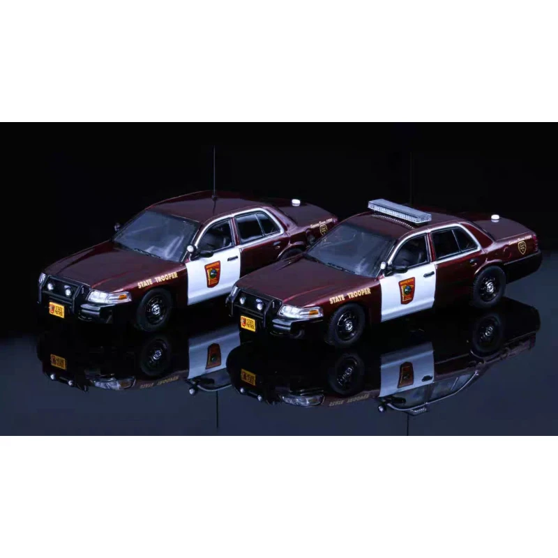 In stock 1:64 MSP Minnesota State Police alloy imitation vehicle model, boy toy gift, room collection statue