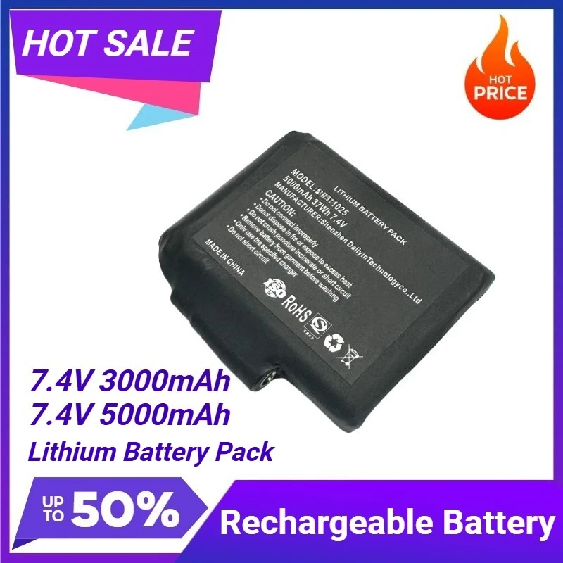 

For Warm Gloves Clothes Hat Charger Power Bank Winter Heated Socks Battery 7.4V 3000mah 5000mah Li-Polymer Battery Packs