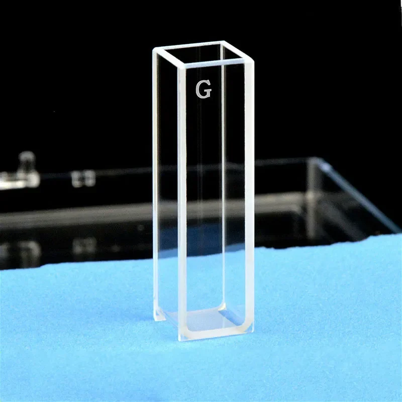 

ФЛУОРЕСЦЕНТНОЕ стекло Cuvette светильник дорога 10 мм Четырехсторонние прозрачные окна Высокая светопередача технология спекания фрита 2 / PK