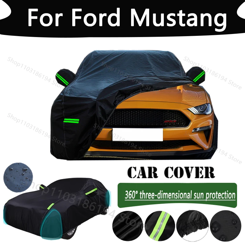 

For Ford Mustang Outdoor Protection Full Car Cover Snow Covers Rainwater Sunshine Dustproof Scratches Car Cover