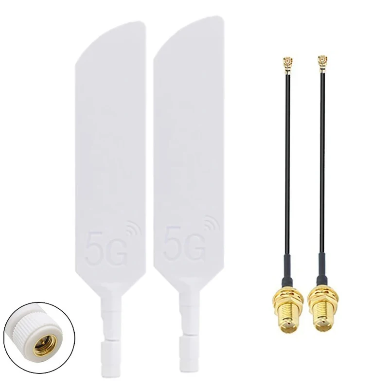 5G WiFi Omni Antenna 48dBi Full-band Amplifier IPEX-4 SMA for CPE Pro Router Modem Wireless Network Card Mobile Signal Booster