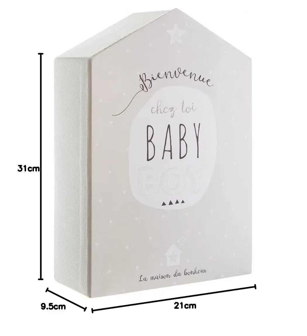 

Customized queryHard Paper Newborn Memory Baby Shower Gift Box with Drawer Custom Printing Baby Keepsake Calendar Box