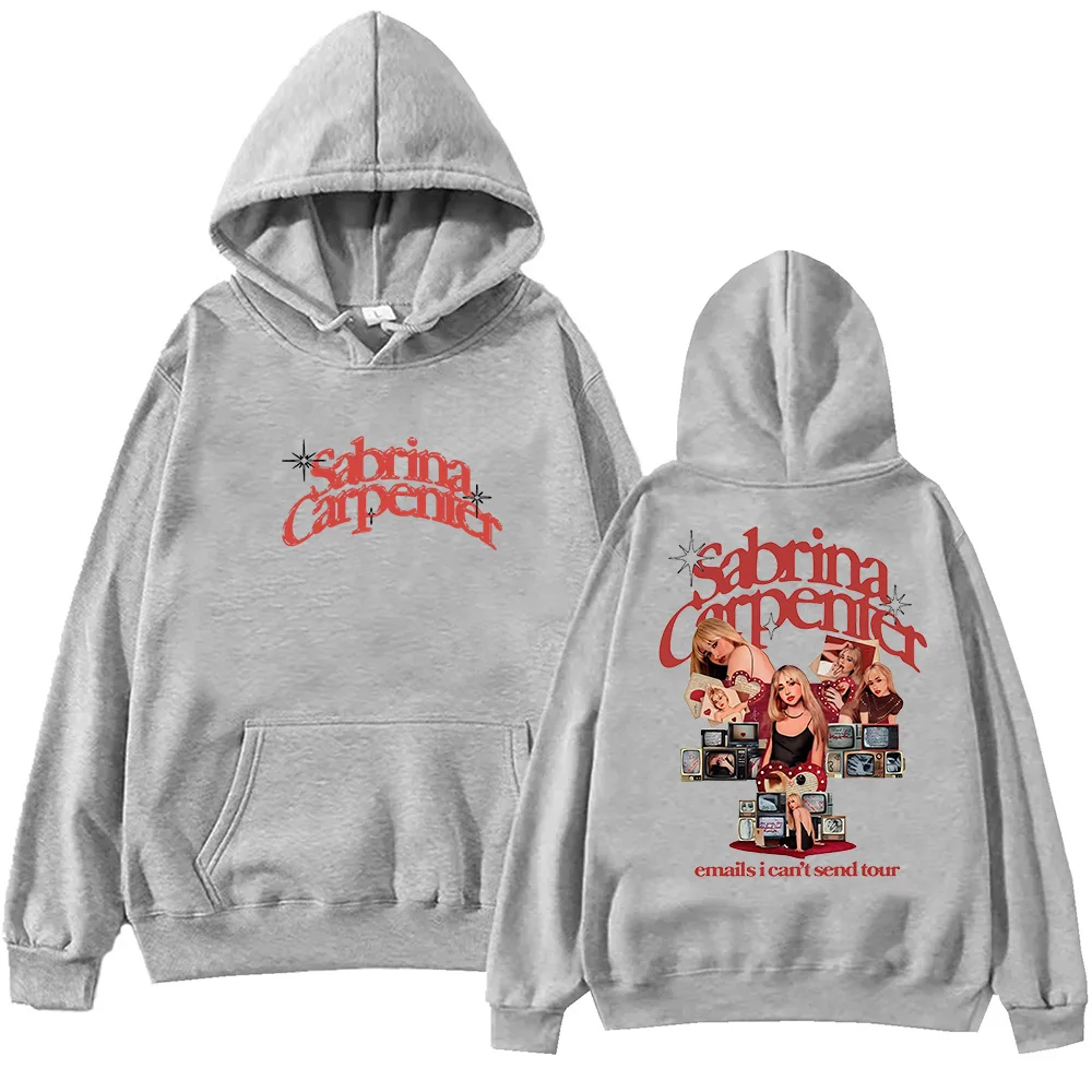 Sabrina 2024 Tour Hoodie Unisex Harajuku Pullover Tops Langarm Hoodies Muisc Tour Fans Geschenk