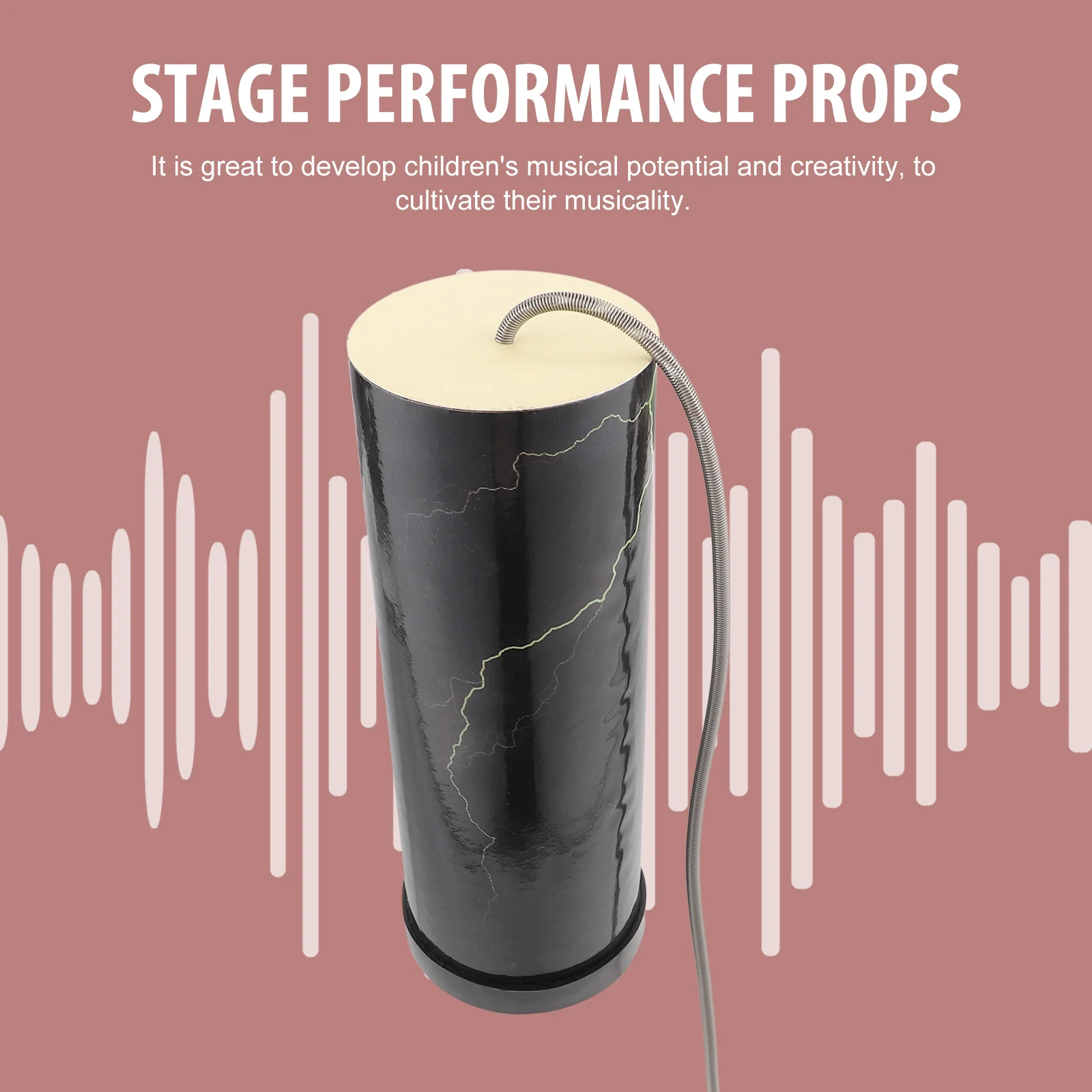 กลองสปริงสำหรับเด็กของเล่นสำหรับเด็กเครื่องดนตรีสำหรับการเรียนการสอนในช่วงต้นของเครื่องตี