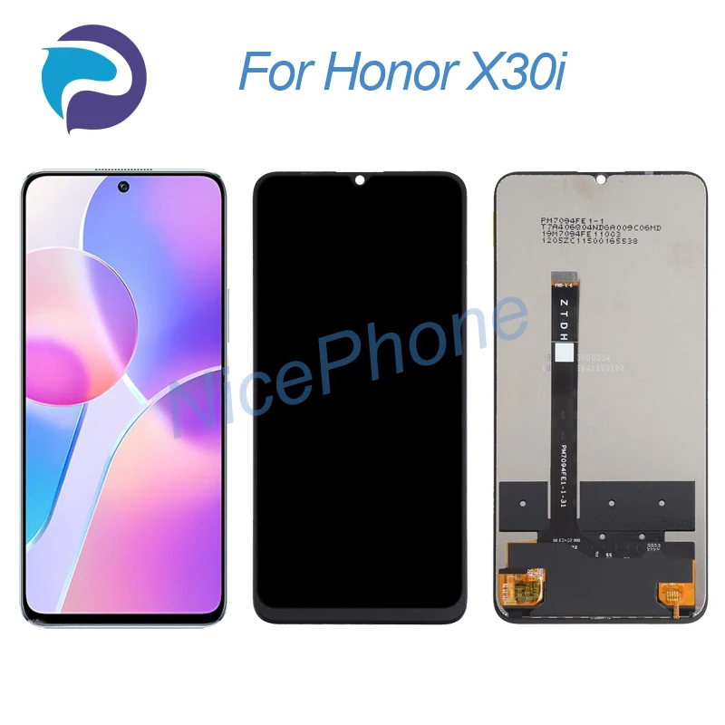 

Для Honor X30i LCD дисплей кодирующий преобразователь сенсорного экрана в сборе Замена 7,09 дюйма для Honor X30i Screen Display LCD