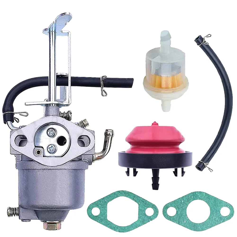 1set Snowblower Carburetor With Gaskets Oil Bubble Fuel Filter For 119-1980 Clear Models 418ZR 418ZE Garden Power Tool Accessory