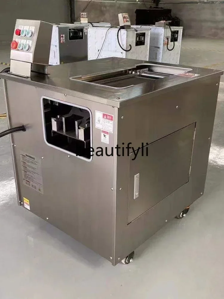 ماكينة قتل الأسماك الأوتوماتيكية التجارية E132، وإزالة المقياس، وفتحة الظهر وفتح البطن، ماكينة الكل في واحد، #3