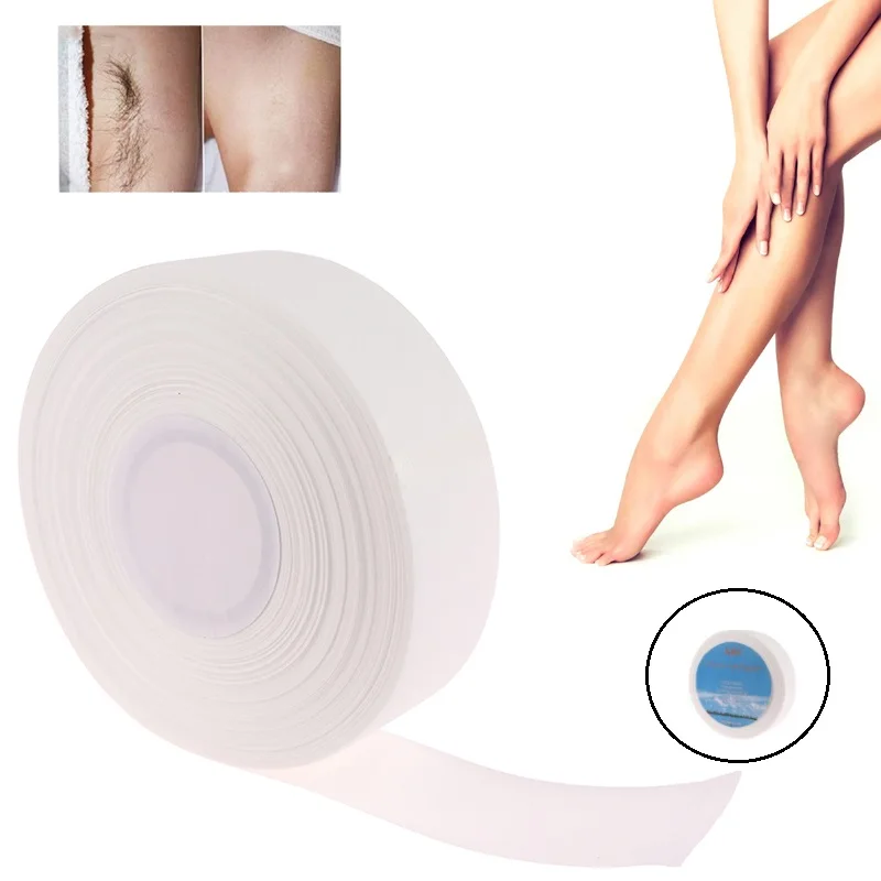 100 Yards/Roll  Removal Non Woven Body Cloth Hair Remove Wax Paper Rolls High Quality Hair Removal Epilator Wax Strip Paper Roll